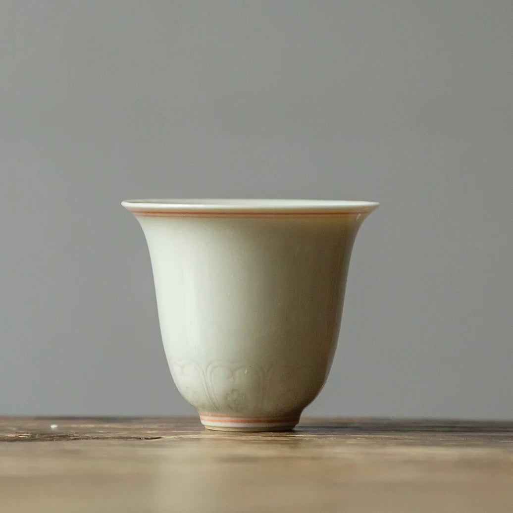 Red Glaze Zen Tea Cup