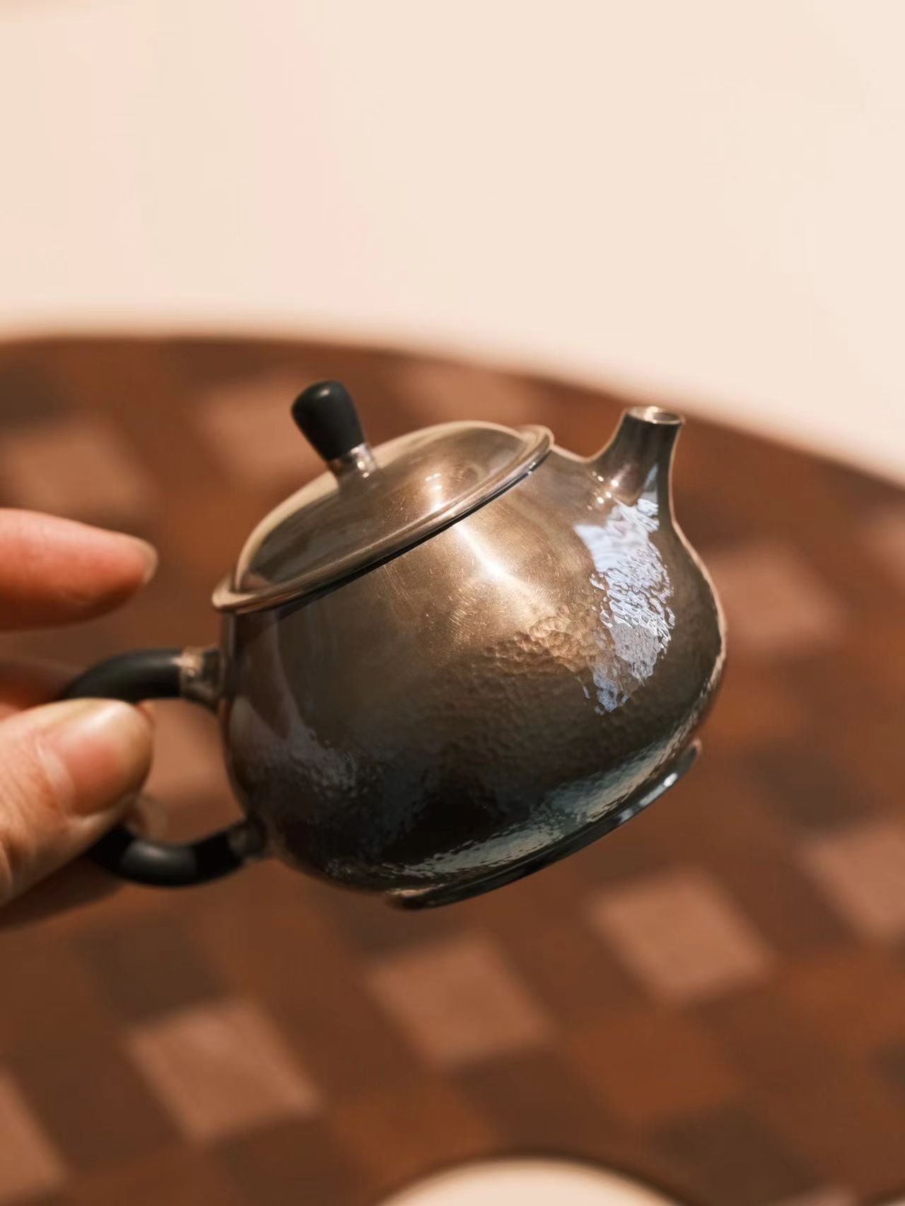 Teapot · Purple Clay Silver Teapot