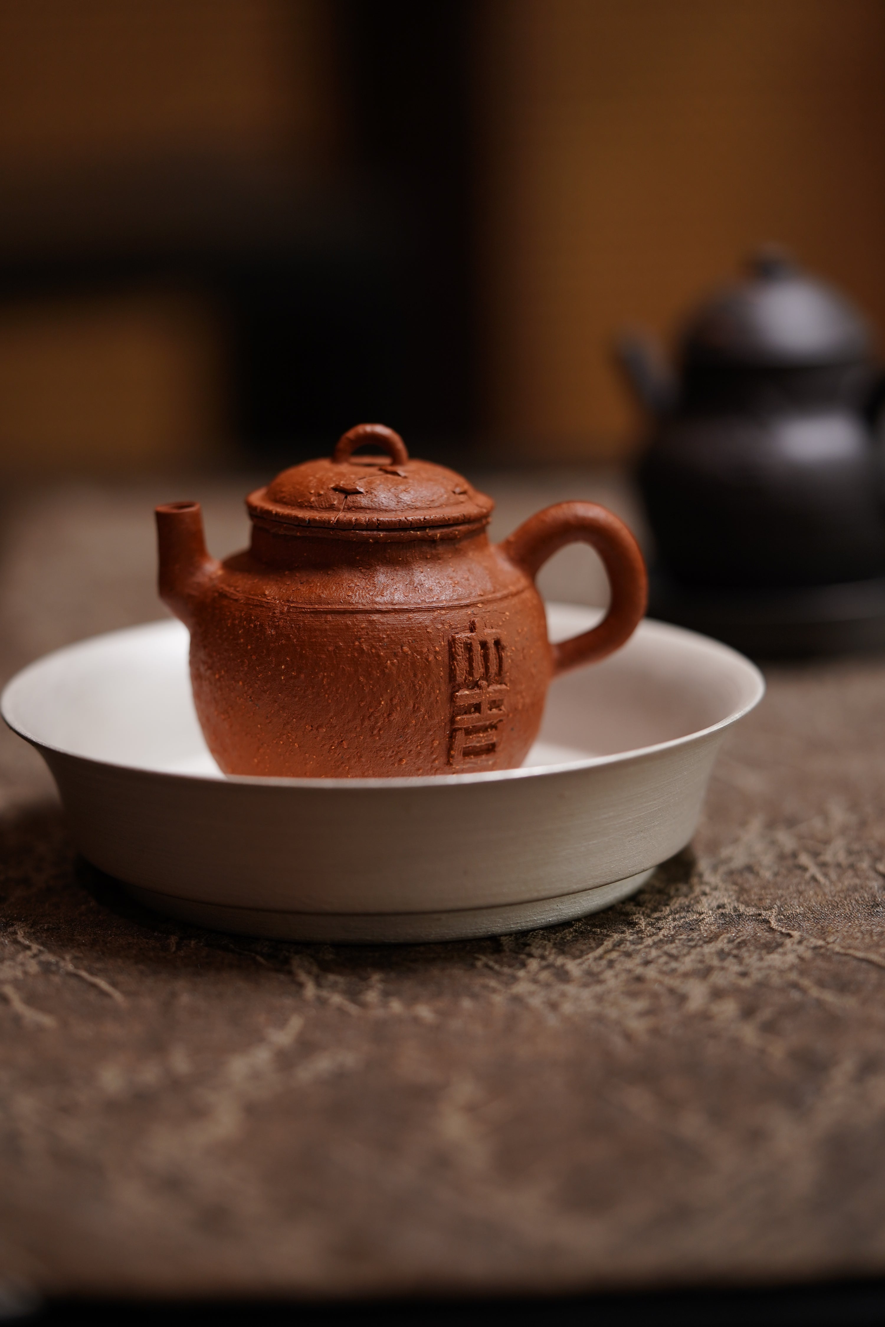 Teapot · Red Clay Hand-made (pinched) Teapot