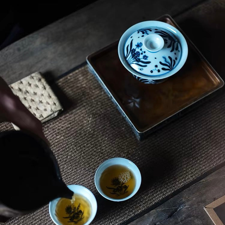 盖碗- 景德镇青花瓷| 赵赵的茶| 邀您共享茶文化– ZhaoTea – ZhaoTea